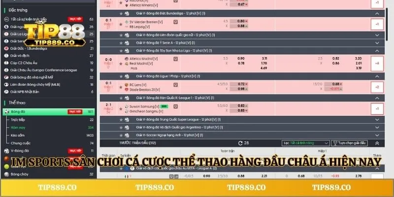 IM Sports Sân Chơi Cá Cược Thể Thao Hàng Đầu Châu Á Hiện Nay 1 IM Sports Sân Chơi Cá Cược Thể Thao Hàng Đầu Châu Á Hiện Nay