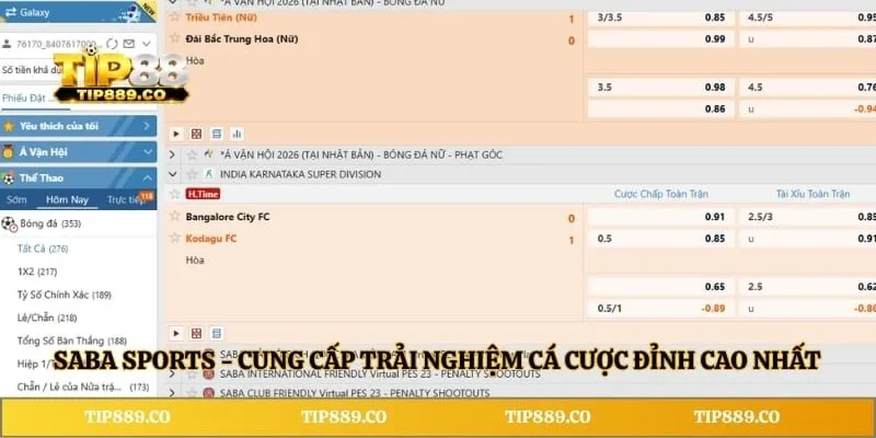 SABA Sports - Cung Cấp Trải Nghiệm Cá Cược Đỉnh Cao Nhất 3 SABA Sports - Cung Cấp Trải Nghiệm Cá Cược Đỉnh Cao Nhất