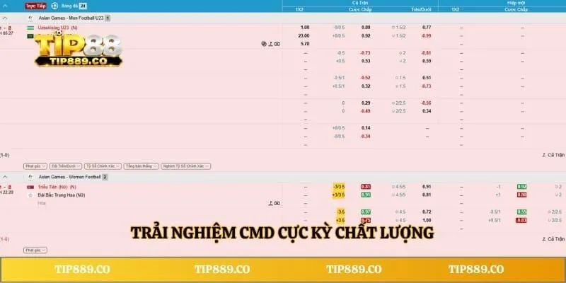 Trải nghiệm CMD cực kỳ chất lượng