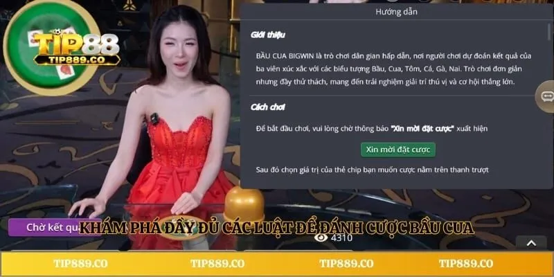 Bầu Cua TIP88 - Quy Luật Lắc Xúc Xắc Rinh Thưởng Cực Lớn 3 Khám phá đầy đủ các luật để đánh cược Bầu Cua