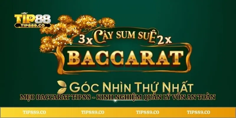 Mẹo Baccarat TIP88 - Kinh Nghiệm Quản Lý Vốn An Toàn