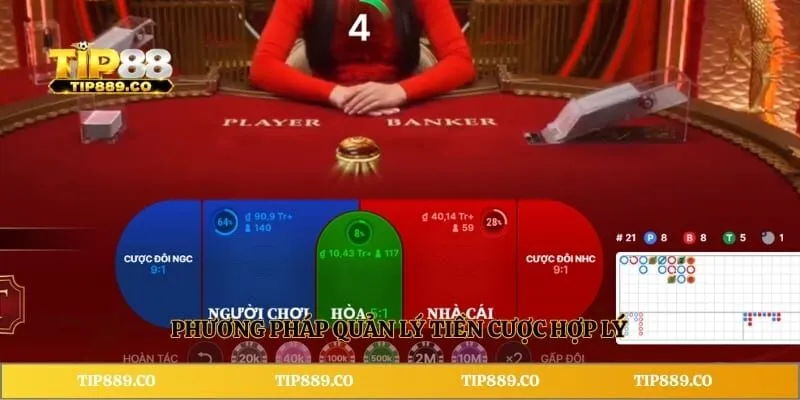 Mẹo Baccarat TIP88 - Kinh Nghiệm Quản Lý Vốn An Toàn 4 Phương pháp quản lý tiền cược hợp lý