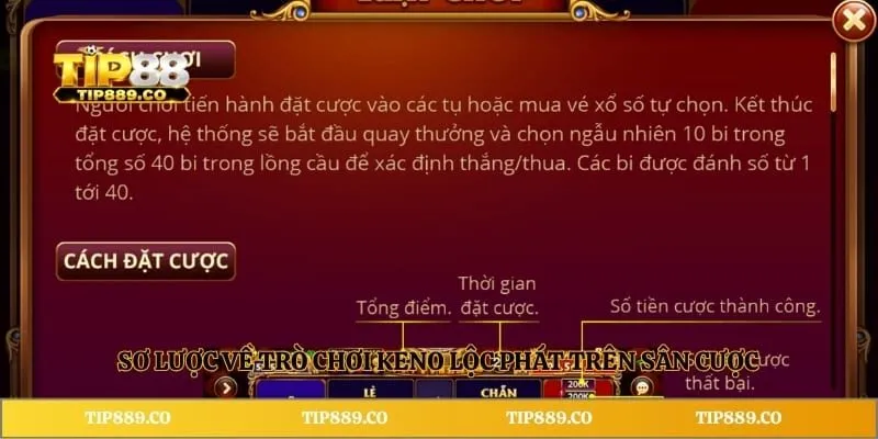 Sơ lược về trò chơi Keno Lộc Phát trên sân cược